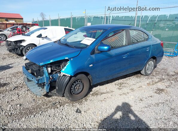 ML32F3FJ6HHF11868 2017 MITSUBISHI MIRAGE G4 Синий Передняя левая четверть