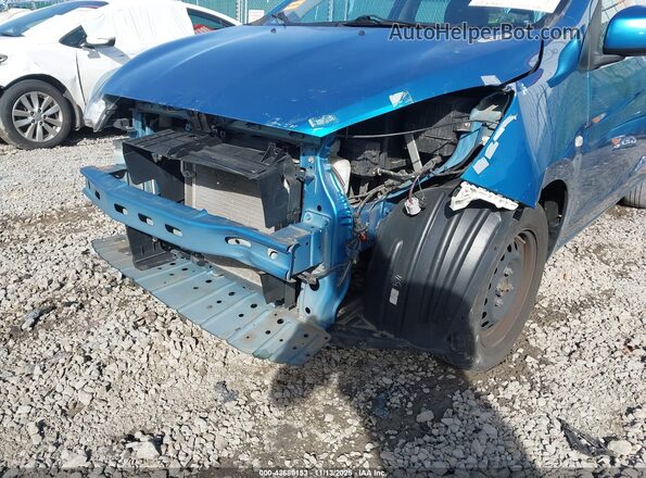 ML32F3FJ6HHF11868 2017 MITSUBISHI MIRAGE G4 Синий Вид спереди