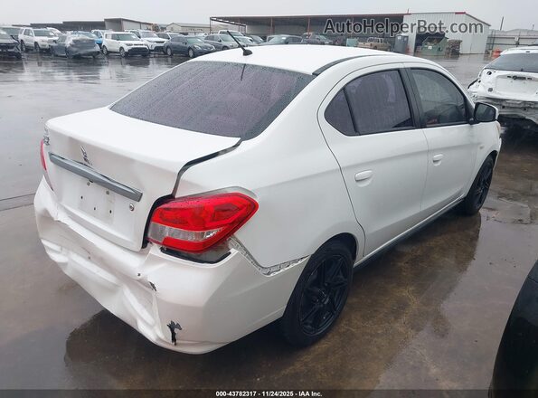 ML32F3FJ6LHF09269 2020 MITSUBISHI MIRAGE G4 White Задня права чверть