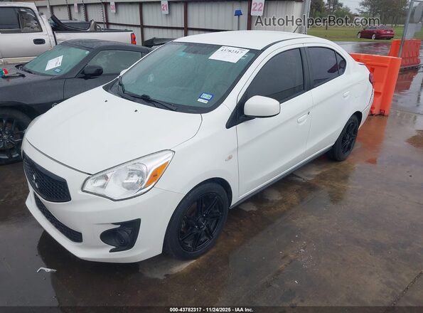 ML32F3FJ6LHF09269 2020 MITSUBISHI MIRAGE G4 White Передня ліва чверть