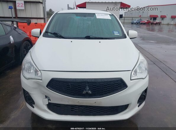 ML32F3FJ6LHF09269 2020 MITSUBISHI MIRAGE G4 White Вид щитка приладів