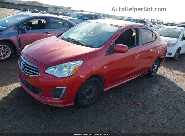 ML32F3FJ7HHF05190 2017 MITSUBISHI MIRAGE G4 Красный Передняя левая четверть