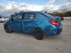 2017 Mitsubishi Mirage G4 Es Синий vin: ML32F3FJ7HHF18845