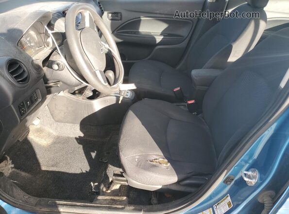 ML32F3FJ7HHF18845 2017 MITSUBISHI MIRAGE Синий Вид салона спереди