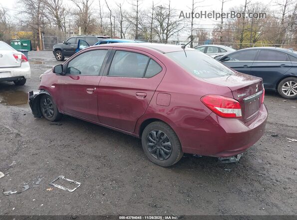 ML32F3FJ7JHF15708 2018 MITSUBISHI MIRAGE G4 Красный Задняя левая четверть