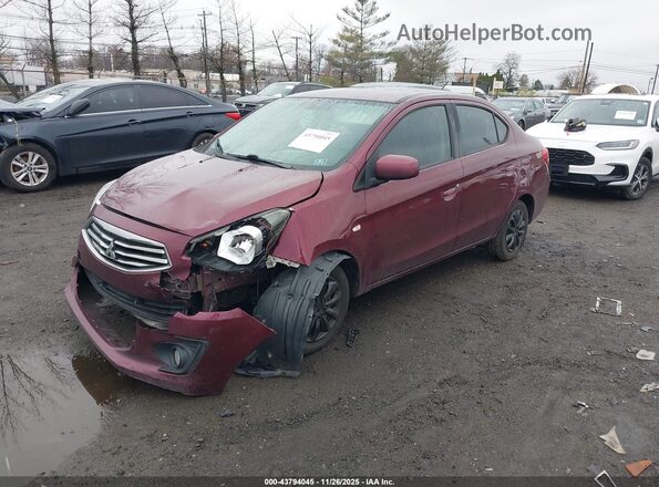ML32F3FJ7JHF15708 2018 MITSUBISHI MIRAGE G4 Красный Передняя левая четверть