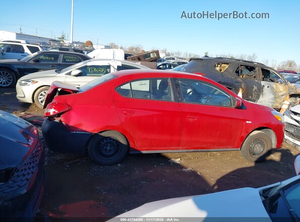 ML32F3FJ8LHF12755 2020 MITSUBISHI MIRAGE G4 Red Widok wnętrza z tyłu