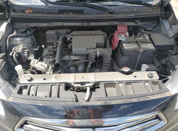 ML32F3FJXJHF10373 2018 MITSUBISHI MIRAGE Черный Вид задней части салона