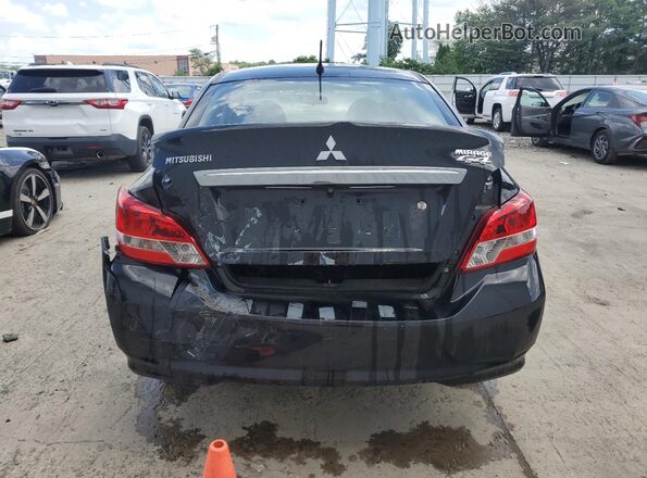 ML32F3FJXJHF10373 2018 MITSUBISHI MIRAGE Черный Вид сзади