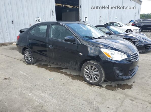ML32F3FJXJHF10373 2018 MITSUBISHI MIRAGE Черный Передняя правая четверть