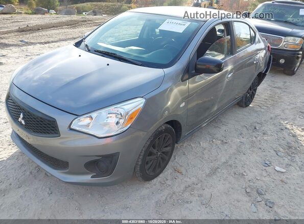 ML32F4FJ5LHF03095 2020 MITSUBISHI MIRAGE G4 Gray Vista tres cuartos delantera izquierda
