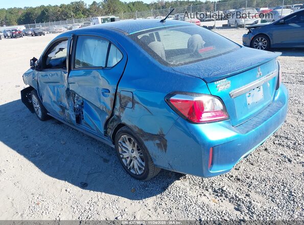 ML32FUFJ0MHF01756 2021 MITSUBISHI MIRAGE G4 Синий Задняя левая четверть