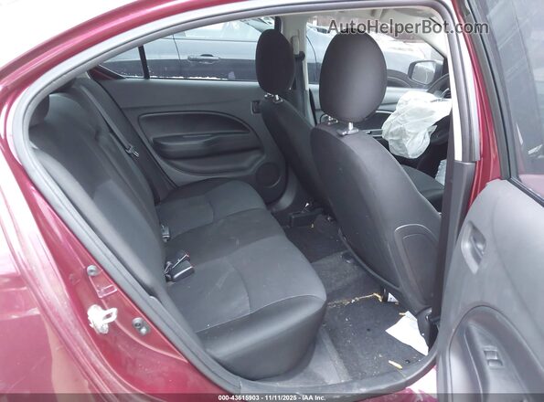 ML32FUFJ2MHF04531 2021 MITSUBISHI MIRAGE G4 Maroon Vista de la etiqueta del VIN