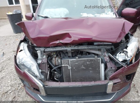 ML32FUFJ2MHF04531 2021 MITSUBISHI MIRAGE G4 Maroon Vista trasera