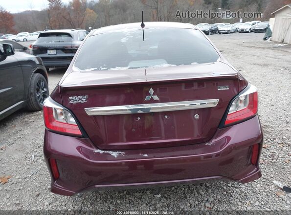 ML32FUFJ2MHF04531 2021 MITSUBISHI MIRAGE G4 Maroon 