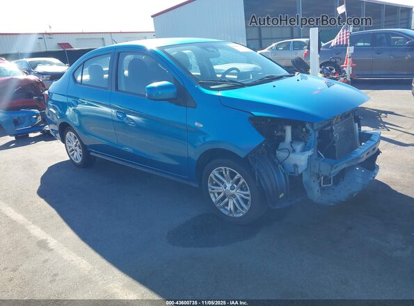 ML32FUFJ6NHF09331 2022 MITSUBISHI MIRAGE G4 Blue Przód prawy