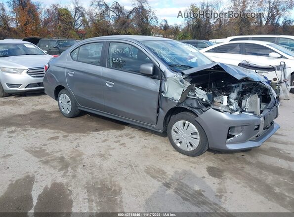 ML32FUFJ8PHF03677 2023 MITSUBISHI MIRAGE G4 Серый Передняя правая четверть