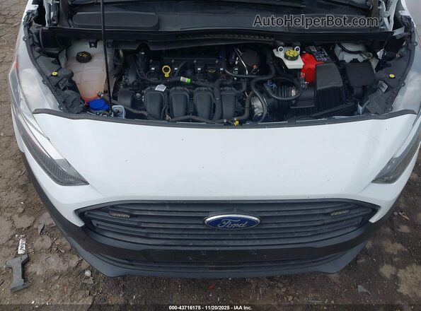 NM0LS7E21M1491931 2021 FORD TRANSIT CONNECT Белый Вид сзади