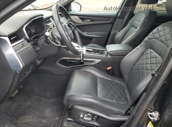SADCJ2EU0MA688443 2021 JAGUAR F-PACE Черный Вид салона спереди