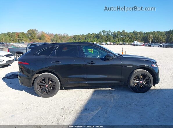SADCJ2EU5MA668088 2021 JAGUAR F-PACE Черный Вид задней части салона