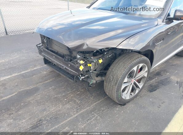 SADCJ2EX1MA684539 2021 JAGUAR F-PACE Серый Вид спереди