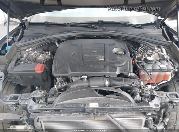 SADCJ2EX1MA684539 2021 JAGUAR F-PACE Серый Вид сзади
