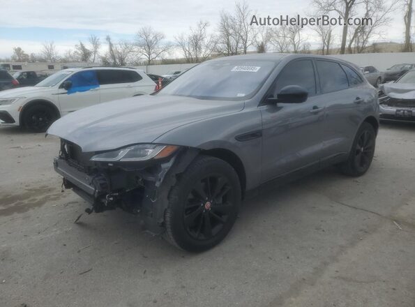 SADCJ2EX1MA687845 2021 JAGUAR F-PACE Серый Передняя левая четверть