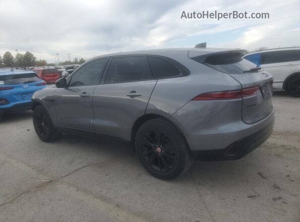SADCJ2EX1MA687845 2021 JAGUAR F-PACE Серый Задняя левая четверть