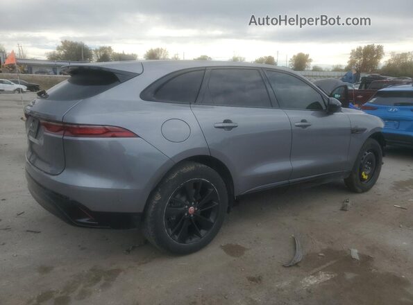 SADCJ2EX1MA687845 2021 JAGUAR F-PACE Серый Задняя правая четверть