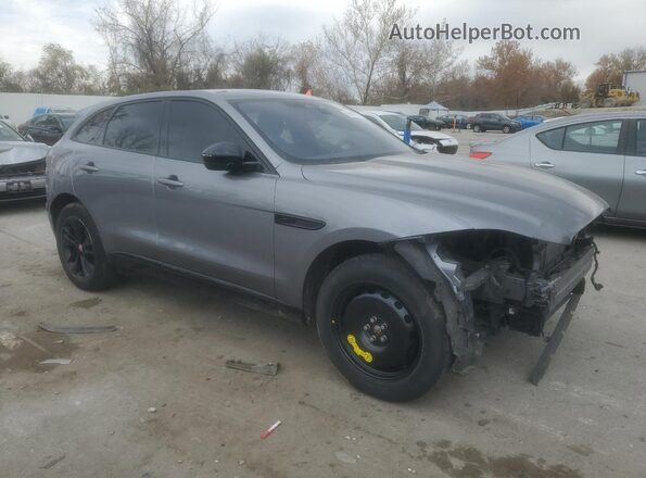 SADCJ2EX1MA687845 2021 JAGUAR F-PACE Серый Передняя правая четверть