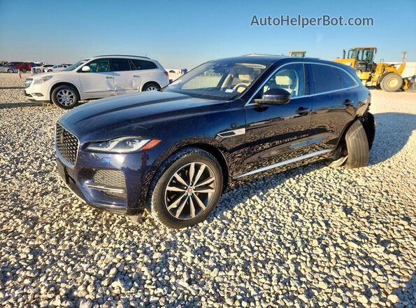SADCJ2EX5MA670708 2021 JAGUAR F-PACE Black Przód lewy