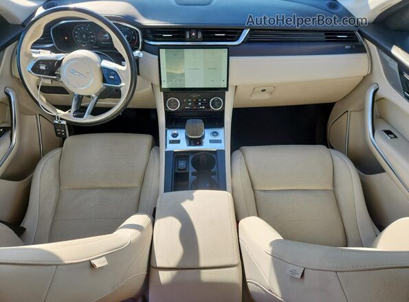 SADCJ2EX5MA670708 2021 JAGUAR F-PACE Black Widok deski rozdzielczej