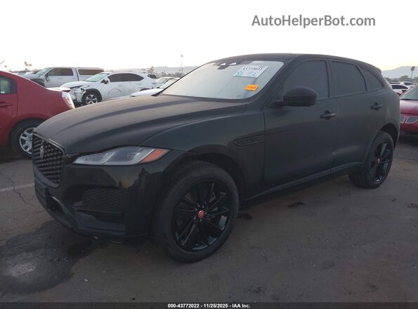 SADCJ2EX7MA674906 2021 JAGUAR F-PACE Черный Передняя левая четверть