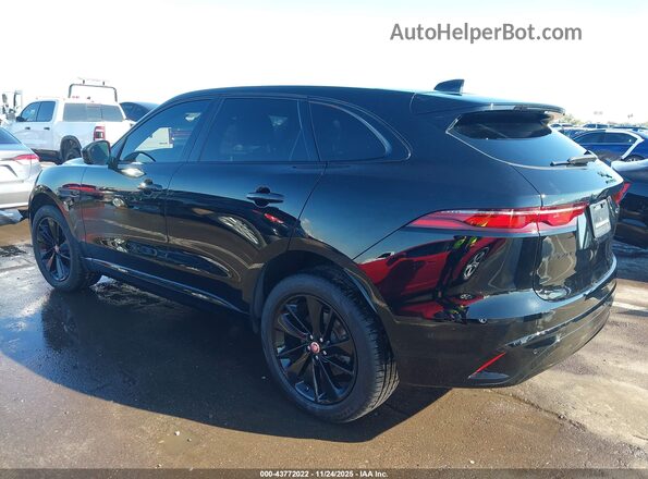 SADCJ2EX7MA674906 2021 JAGUAR F-PACE Черный Задняя левая четверть
