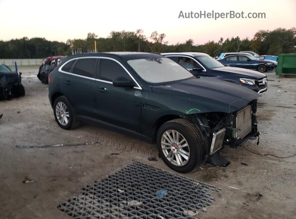 SADCK2FX0JA294944 2018 JAGUAR F-PACE Зеленый Передняя правая четверть