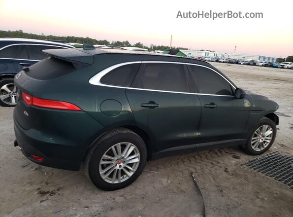 SADCK2FX0JA294944 2018 JAGUAR F-PACE Зеленый Задняя правая четверть