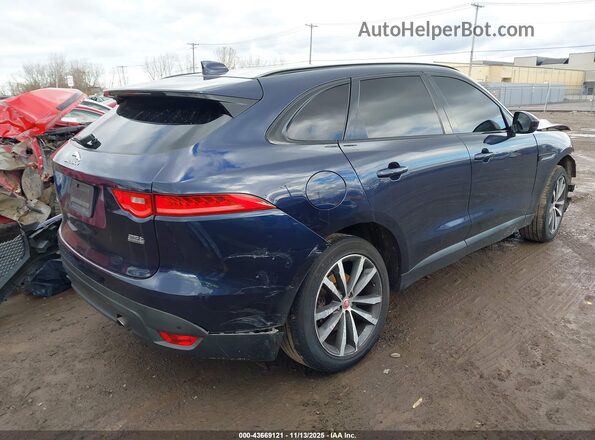 SADCK2FX1JA290966 2018 JAGUAR F-PACE Синий Задняя правая четверть