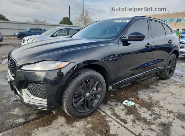 SADCT2EX7RA725144 2024 JAGUAR F-PACE Black Передня ліва чверть