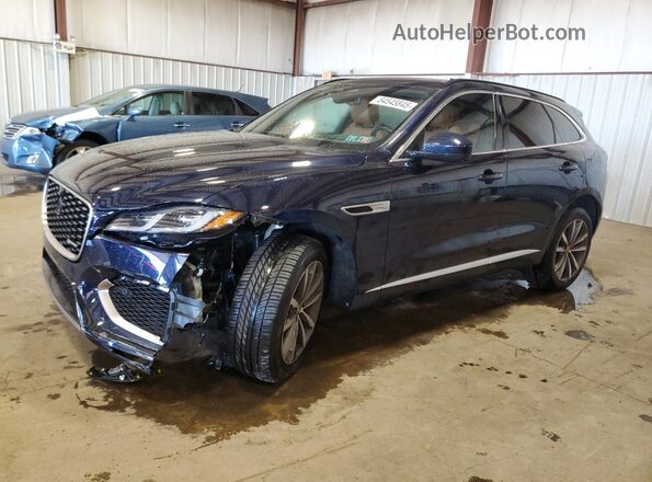 SADCT2FU7SA750362 2025 JAGUAR F-PACE Синий Передняя левая четверть