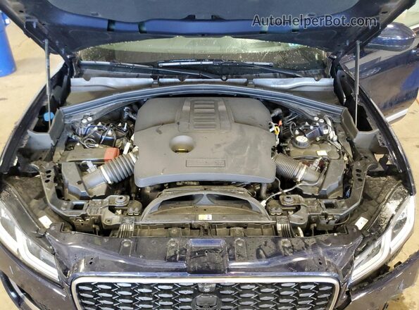 SADCT2FU7SA750362 2025 JAGUAR F-PACE Синий Вид задней части салона