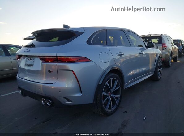 SADCZ2EE0MA683387 2021 JAGUAR F-PACE Silver Tył prawy