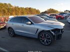 2021 Jaguar F-pace Svr P550 Awd Automatic Silver vin: SADCZ2EE0MA683387