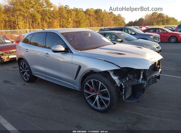 SADCZ2EE0MA683387 2021 JAGUAR F-PACE Silver Przód prawy
