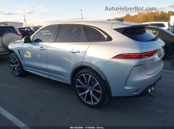 SADCZ2EE0MA683387 2021 JAGUAR F-PACE Silver Tył lewy