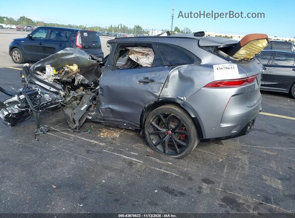 SADCZ2EE0NA690678 2022 JAGUAR F-PACE Gray Tył lewy