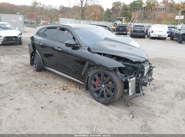 SADCZ2EE3KA615498 2019 JAGUAR F-PACE Black Front right
