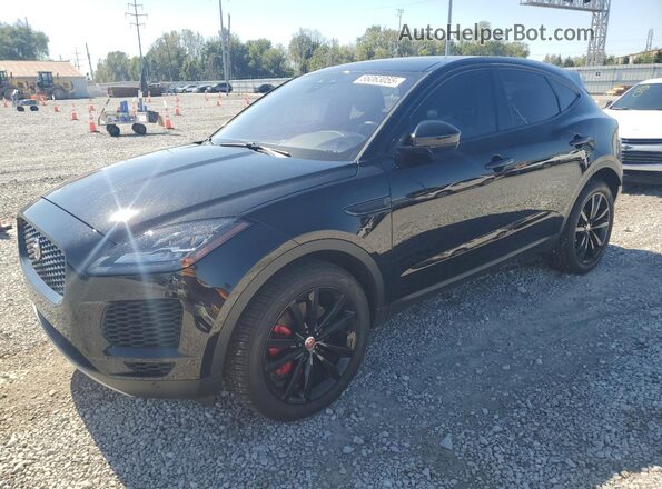 SADFK2FX9L1011652 2020 JAGUAR E-PACE Black Przód lewy