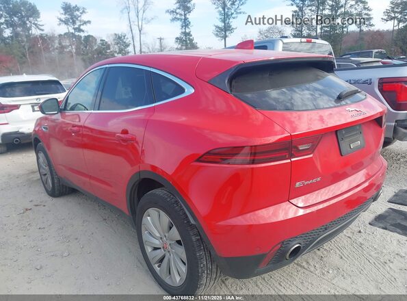 SADFP2FX1K1Z40928 2019 JAGUAR E-PACE Red Задня ліва чверть