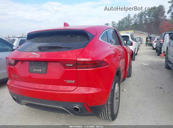 SADFP2FX1K1Z40928 2019 JAGUAR E-PACE Red Задня права чверть