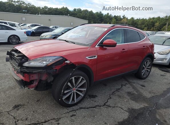 SADFP2FX8K1Z43566 2019 JAGUAR E-PACE Red Przód lewy